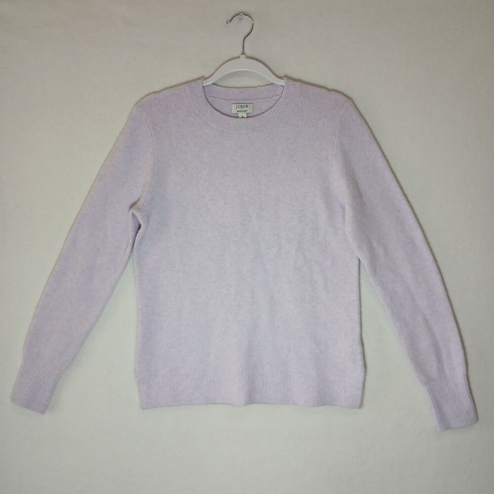 J.Crew Crewneck Sweater Women Small Extra Soft Wool Blend Classic Preppy #1168